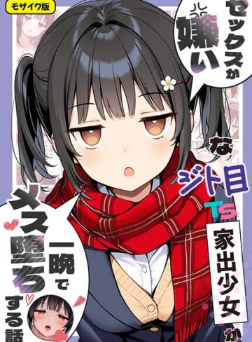 フルカラー【セックスが嫌いなジト目TS家出少女が一晩でメス堕ちする話 モザイク版】悪魔ほろほろ評価