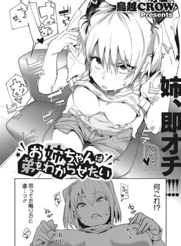 単話【お姉ちゃんは弟をわからせたい（単話）】鳥越CROW評価3.80